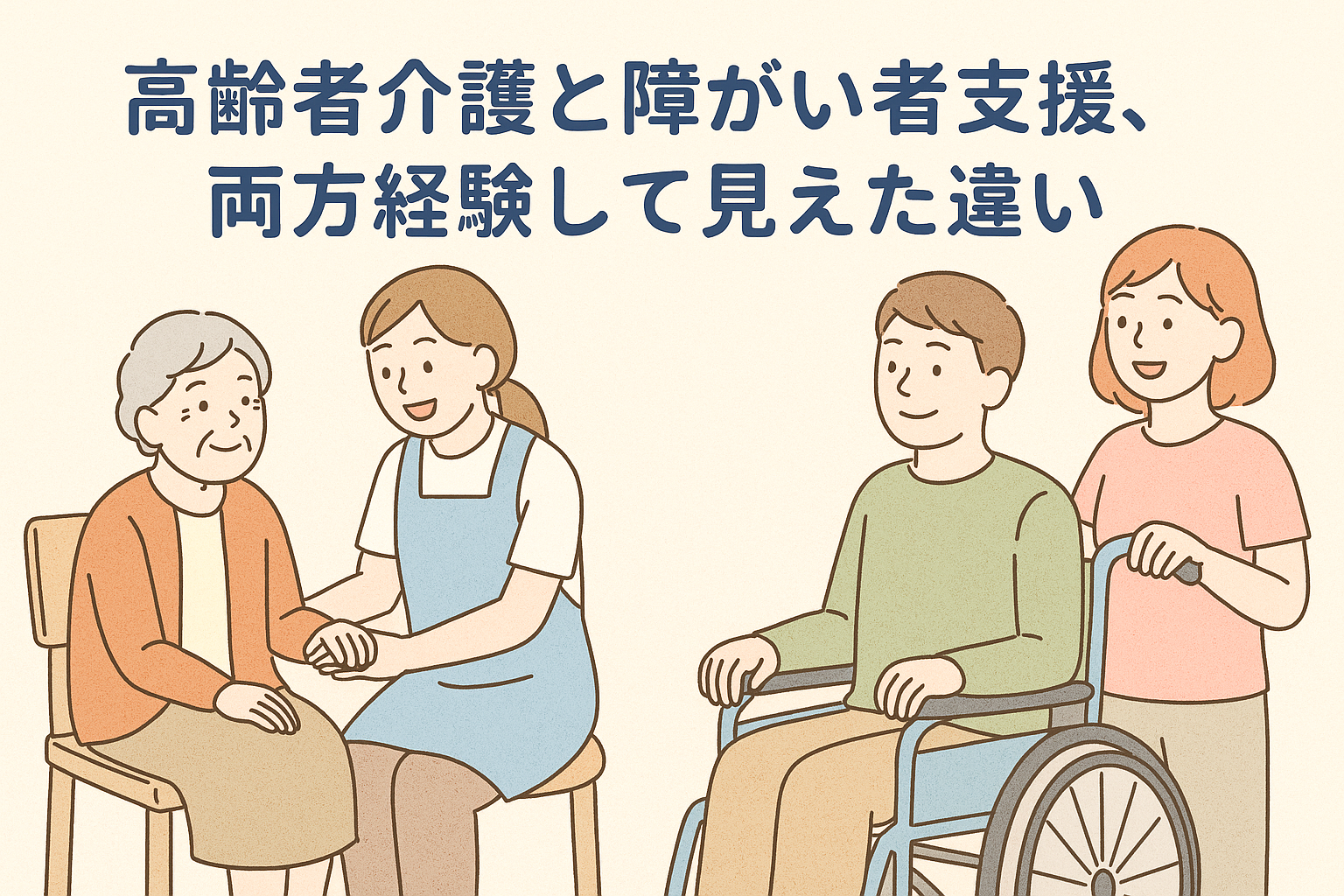 高齢者介護と障がい者支援